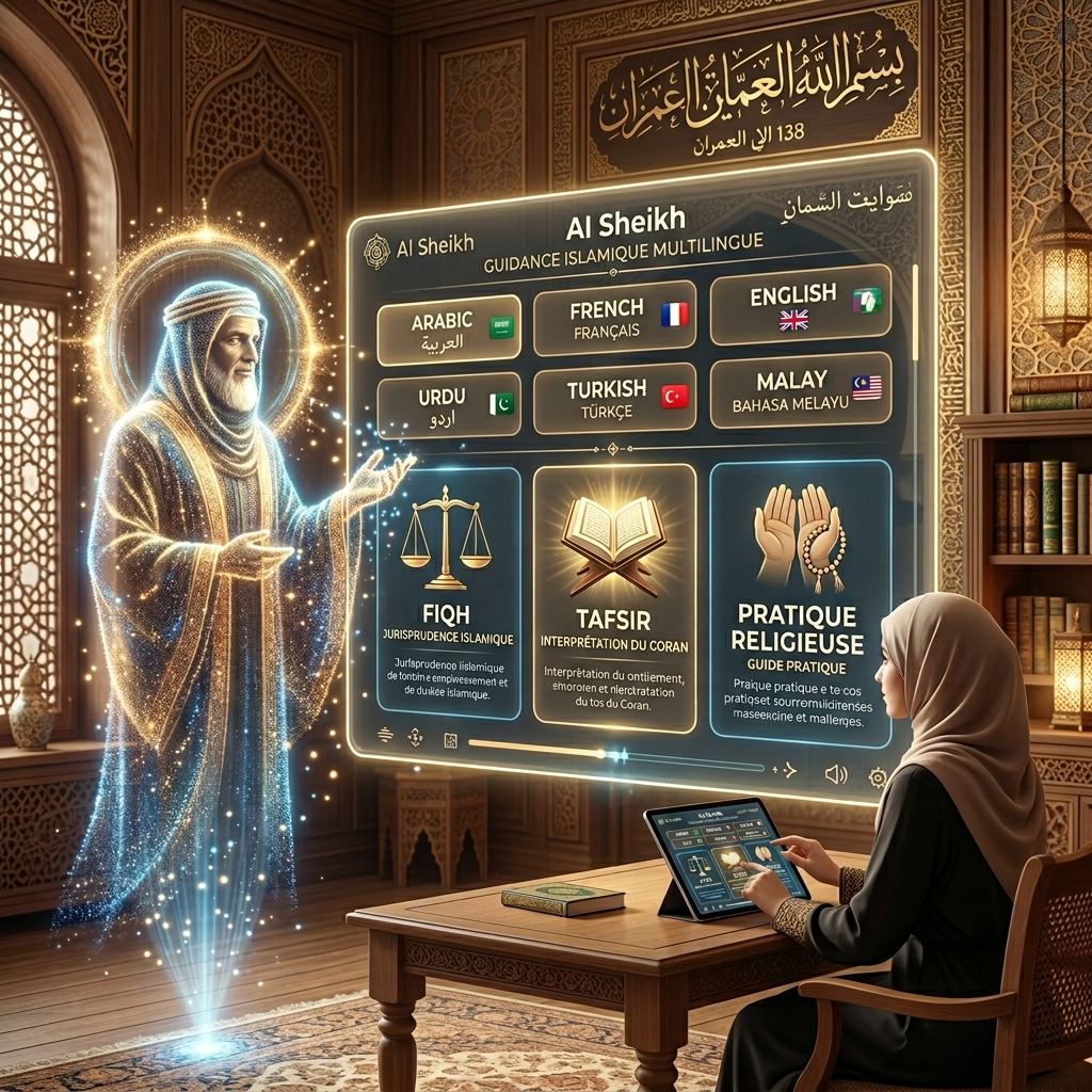 Chatbot Islamique multilingue avec Sheikh virtuel